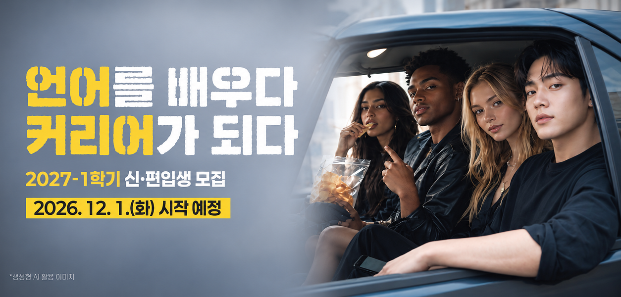 2027학년도 1학기 편입생 수강신청 및 등록 - 2026. 12. 1.(화) 예정